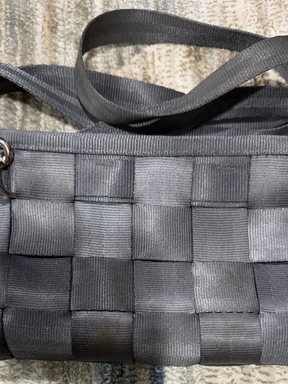 Harveys Woven Gray Messenger Bag
